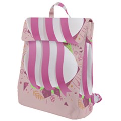 Easter Egg Colorful Spring Color Flap Top Backpack by Simbadda