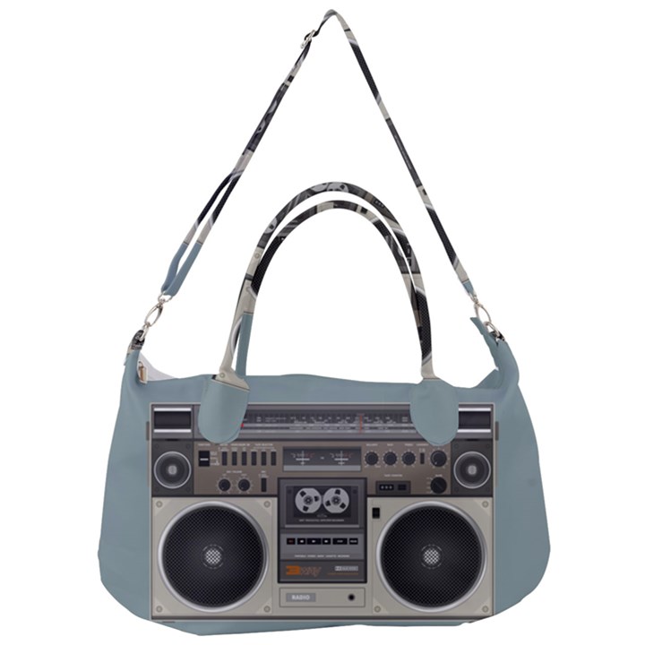 Radio Cassette Speaker Sound Audio Removal Strap Handbag