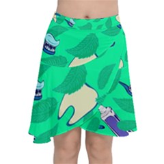 Pattern Seamless Background Desktop Chiffon Wrap Front Skirt