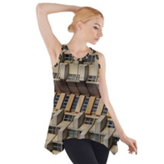 Architecture Geometry Side Drop Tank Tunic by Simbadda