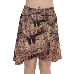 Fractals Abstraction Tla Designs Chiffon Wrap Front Skirt
