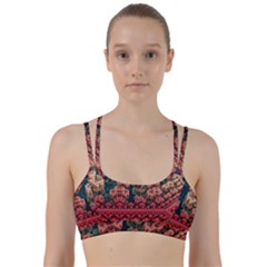 Fractals 3d Graphics Designs Line Them Up Sports Bra