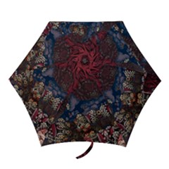 Fractals 3d Graphics Designs Mini Folding Umbrellas by Simbadda