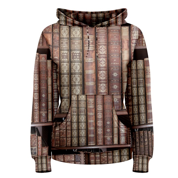 Library Books Knowledge Women s Pullover Hoodie