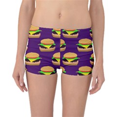 Burger Pattern Boyleg Bikini Bottoms by bloomingvinedesign