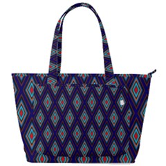 Colorful Diamonds Pattern3 Back Pocket Shoulder Bag  by bloomingvinedesign