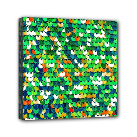 Funky Sequins Mini Canvas 6  X 6  (stretched) by essentialimage