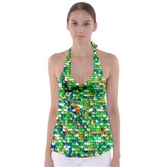 Funky Sequins Babydoll Tankini Top by essentialimage