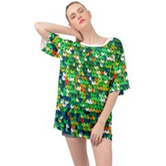 Funky Sequins Oversized Chiffon Top by essentialimage