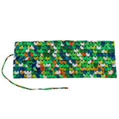 Funky Sequins Roll Up Canvas Pencil Holder (s) by essentialimage