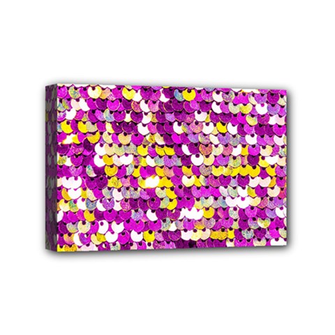 Funky Sequins Mini Canvas 6  X 4  (stretched) by essentialimage