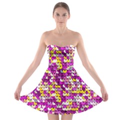 Funky Sequins Strapless Bra Top Dress by essentialimage
