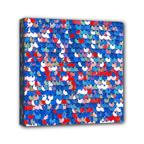 Funky Sequins Mini Canvas 6  X 6  (stretched) by essentialimage