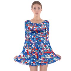 Funky Sequins Long Sleeve Skater Dress by essentialimage