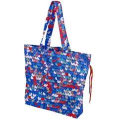 Funky Sequins Drawstring Tote Bag by essentialimage