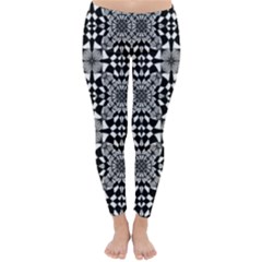 Fabric Geometric Shape Classic Winter Leggings by HermanTelo