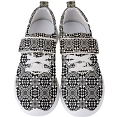 Fabric Geometric Shape Men s Velcro Strap Shoes