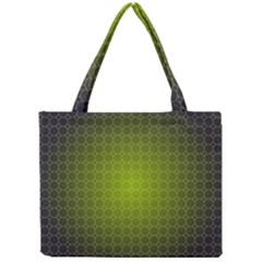 Hexagon Background Plaid Mini Tote Bag by Mariart