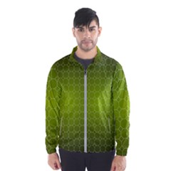 Hexagon Background Plaid Men s Windbreaker