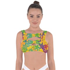 Star Homepage Abstract Bandaged Up Bikini Top by Alisyart