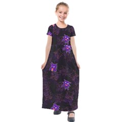 Haunter Kids  Short Sleeve Maxi Dress by Mezalola
