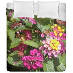 Summer Lantana W Bee Duvet Cover Double Side (california King Size) by Riverwoman