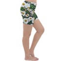 Columbus Commons Shasta Daisies Lightweight Velour Yoga Shorts View3