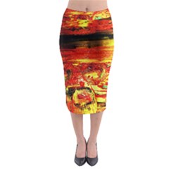 Secret Sign Of Masons Midi Pencil Skirt by bestdesignintheworld