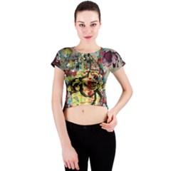 Little Bird 1 1 Crew Neck Crop Top by bestdesignintheworld