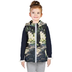 Hot Day In Dallas 1 Kids  Hooded Puffer Vest by bestdesignintheworld