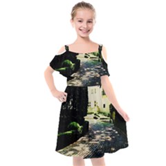 Hot Day In Dallas 1 Kids  Cut Out Shoulders Chiffon Dress by bestdesignintheworld