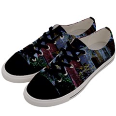 Hot Day In Dallas 7 Men s Low Top Canvas Sneakers by bestdesignintheworld