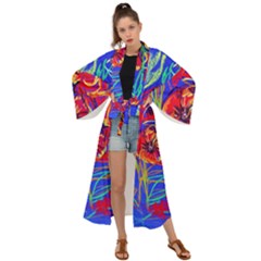 Poppies Maxi Kimono