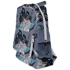 Sport, surfboard with flowers and fish Travelers  Backpack