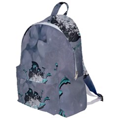 Sport, surfboard with flowers and fish The Plain Backpack