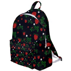 Strawberries Pattern The Plain Backpack by bloomingvinedesign