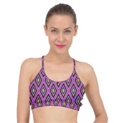 Colorful Diamonds Variation 4 Basic Training Sports Bra by bloomingvinedesign