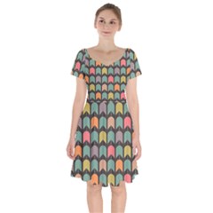 Zappwaits Short Sleeve Bardot Dress by zappwaits