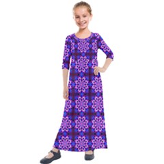 New Arrivals-a-9-13 Kids  Quarter Sleeve Maxi Dress by ArtworkByPatrick