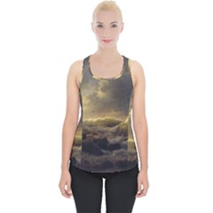Andreas Achenbach Sea Ocean Water Piece Up Tank Top by Sudhe