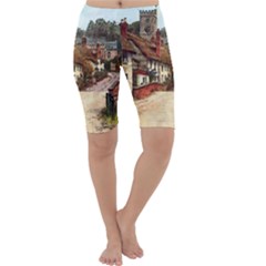 East Budleigh Devon Uk Vintage Old Cropped Leggings 