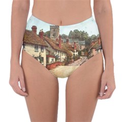 East Budleigh Devon Uk Vintage Old Reversible High-Waist Bikini Bottoms