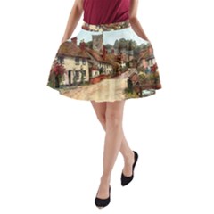 East Budleigh Devon Uk Vintage Old A-Line Pocket Skirt