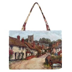 East Budleigh Devon Uk Vintage Old Zipper Medium Tote Bag