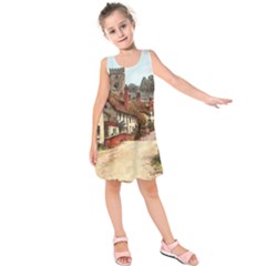 East Budleigh Devon Uk Vintage Old Kids  Sleeveless Dress