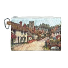 East Budleigh Devon Uk Vintage Old Canvas Cosmetic Bag (Large)