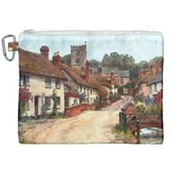 East Budleigh Devon Uk Vintage Old Canvas Cosmetic Bag (XXL)
