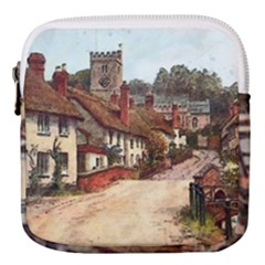 East Budleigh Devon Uk Vintage Old Mini Square Pouch