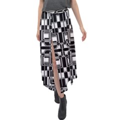 Bw 2 Velour Split Maxi Skirt by ArtworkByPatrick