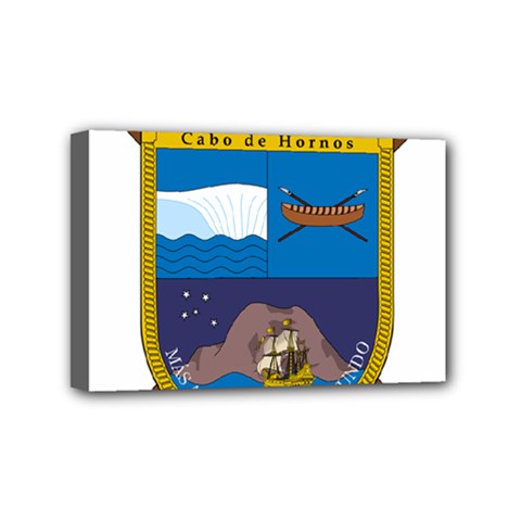 Coat Of Arms Of Cabo De Hornos Mini Canvas 6  X 4  (stretched) by abbeyz71